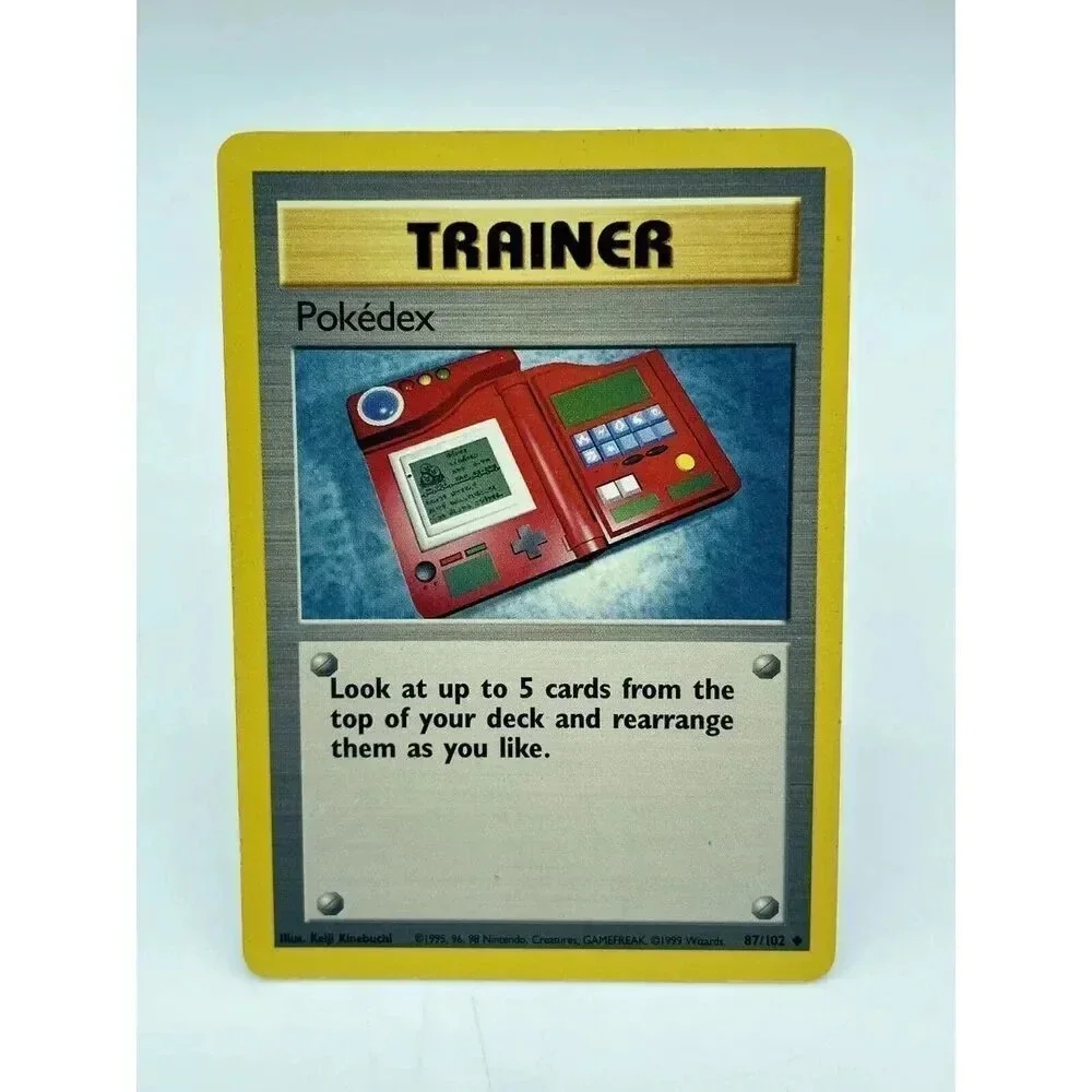 Pokedex Trainer 087/102 Non-Holo Vintage 1999‎ Pokemon TCG MP